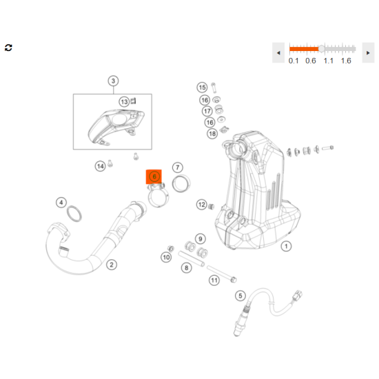 KTM sąvarža (90205050000)