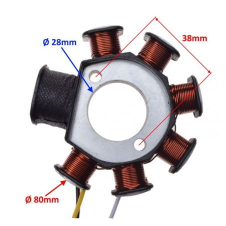 Minarelli 7 coil ignition windings