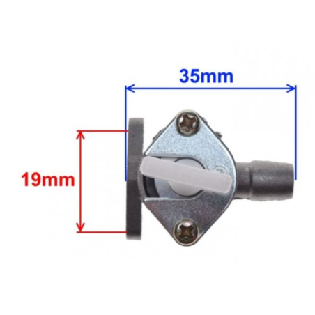Mini motorcycle fuel tap