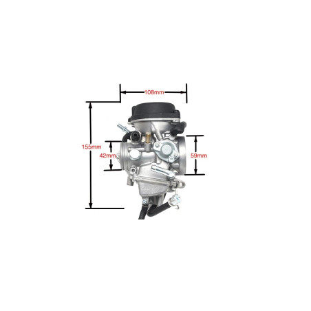 PD36J KAWASAKI KFX400 KLF400 KSF400 KVF400, Suzuki LTZ400 karbiuratorius