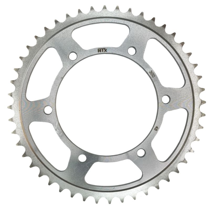 MTX rear sprocket 300 48 HONDA XL 600V TRANSALP '87-'99, XL 650V TRANSALP '01-'07, XL 700V TRANSALP '08-'13 (30048JT) (step