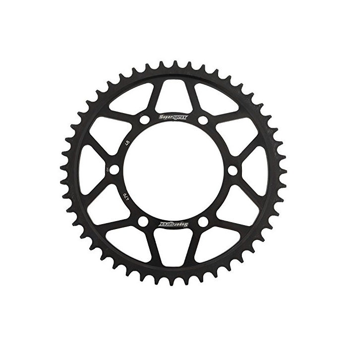 SUPERSPROX rear sprocket 798 47 SUZUKI RM 85 02-12, YAMAHA YZ 80/85 (JTR798.47) (pitch 428) color black steel