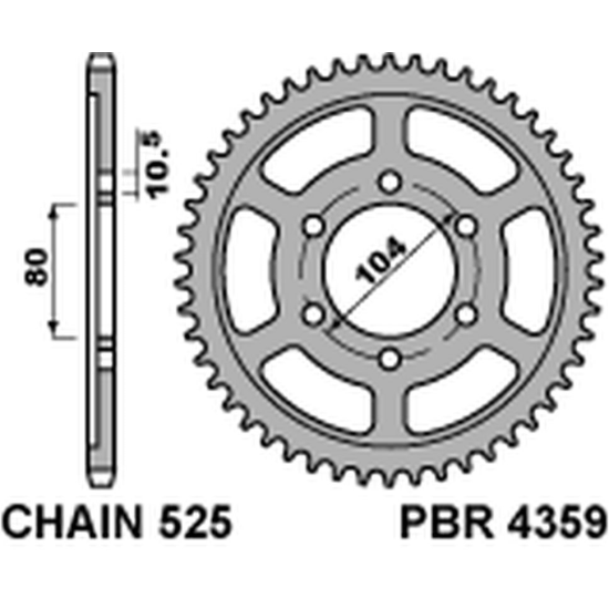PBR galinė žvaigždė 4359 44...