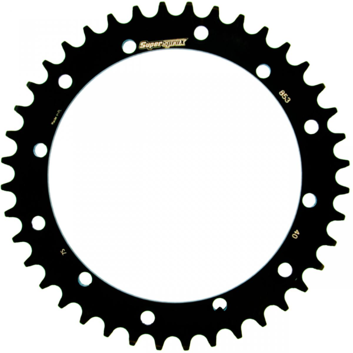 SUPERSPROX rear sprocket 856 40 YAMAHA TT 600 R/S 93-03, YFS 200`88-06, YFM 350 (JTR853.40) color black steel