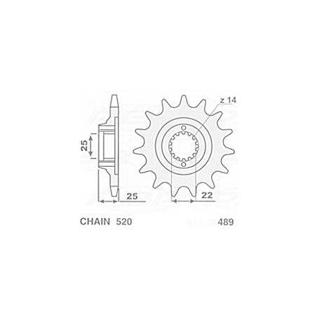 CHT rear sprocket 48948 KAWASAKI KX 125/250/500 '83-'21 KXF 250/450 '04-'21 aluminum silver ERGAL