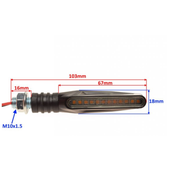 Dynamic LED turn signals (2pcs.)