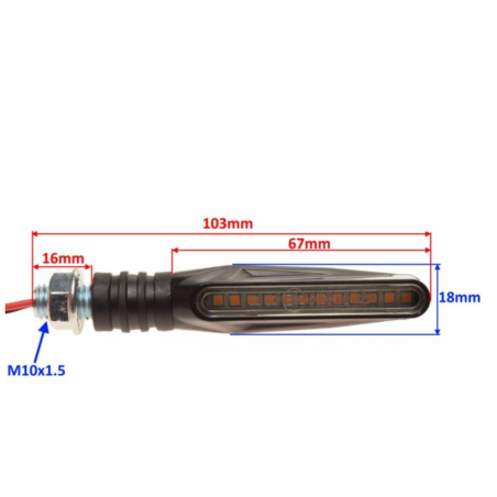 Dinaminiai LED posūkiai (2vnt.)