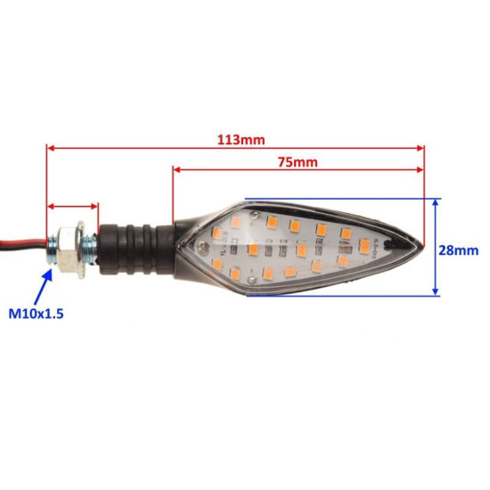 Universal LED turn signals (2pcs.)