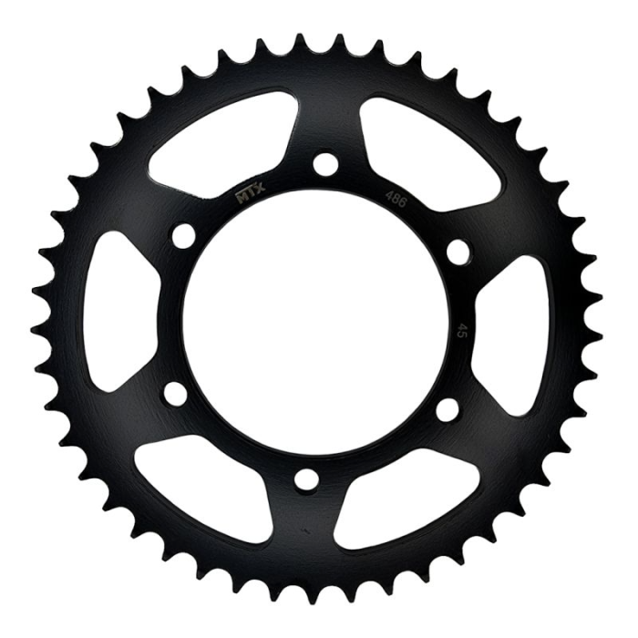 MTX rear sprocket 504 45 KAWASAKI EX 250 NINJA '09-'11, YAMAHA MT-03/YZF R3 '16-'20 (50445JT) (pitch 520)( color black)