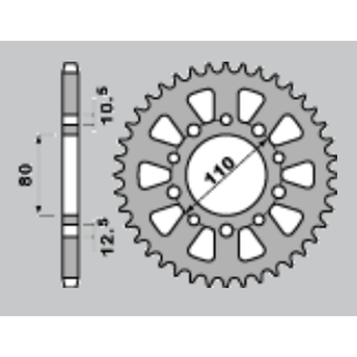 JR rear sprocket 334 41