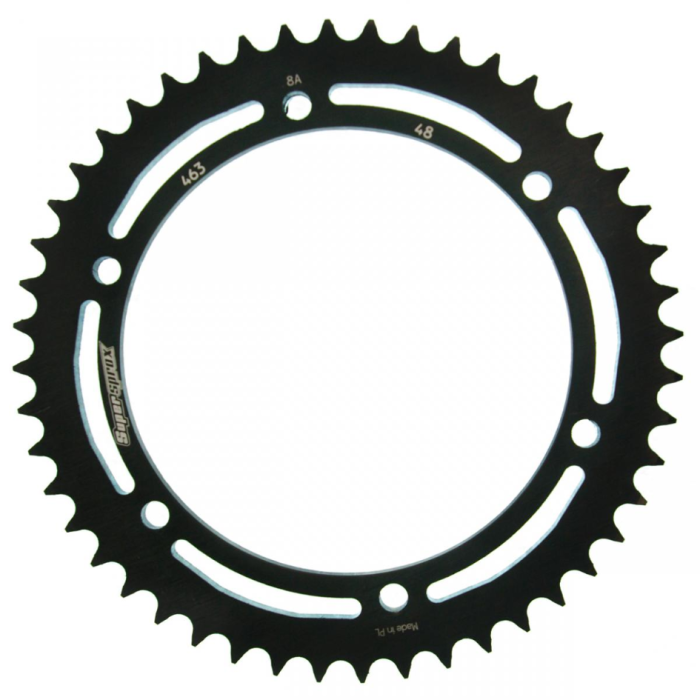 SUPERSPROX rear sprocket 463 48 KAWASAKI KMX 125 '86-'03 (JTR463.48) (pitch 428) color black steel