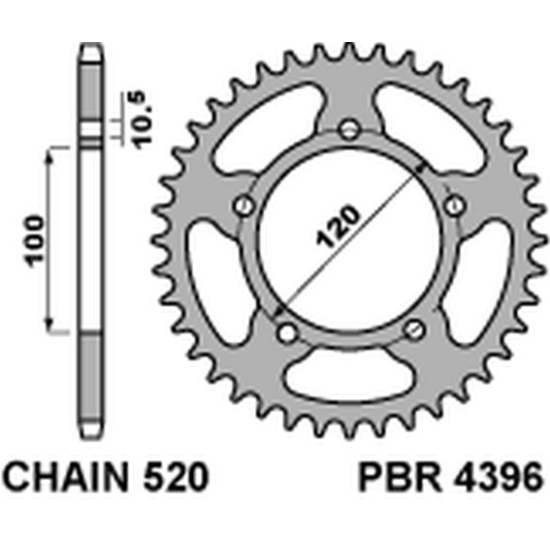 PBR galinė žvaigždė 4396 39...