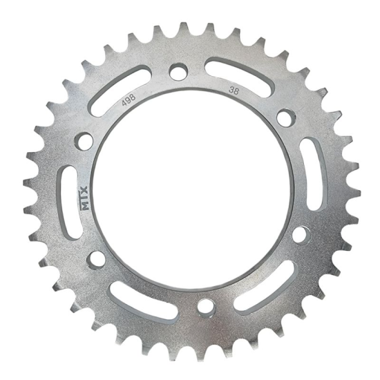 MTX rear sprocket 5301 38 KAWASAKI ZR-7 '99-'04, W 650 '99-'06, ZR 750 '91-'99, ZX-6R '95-'97 (49838JT) (pitch 525)