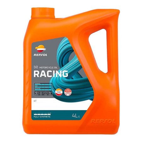 REPSOL RACING 4T 10W50 MA2 pilnai sintetinis tepalas 4L