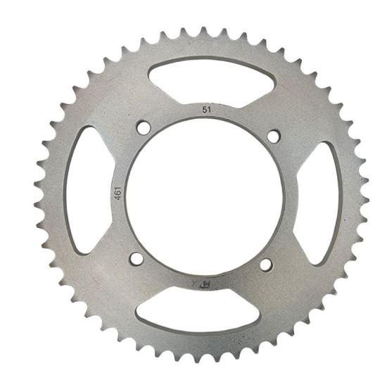 MTX rear sprocket 467 51 KAWASAKI KX 80/85 '86-'20, KX 100 '89-'21 (46751JT) (pitch 420)