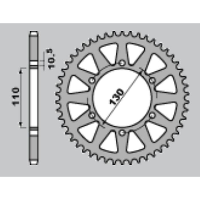 JR rear sprocket 504 38 KAWASAKI ZR 550 ZEPHYR '91-'00