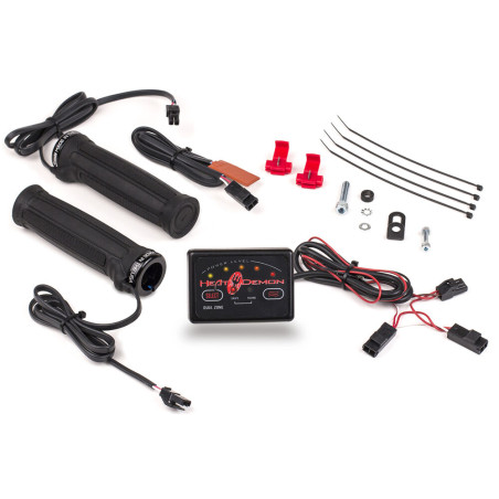 Symtec - Heat Demon Dual Zone heated grips with heated throttle grip for ATV