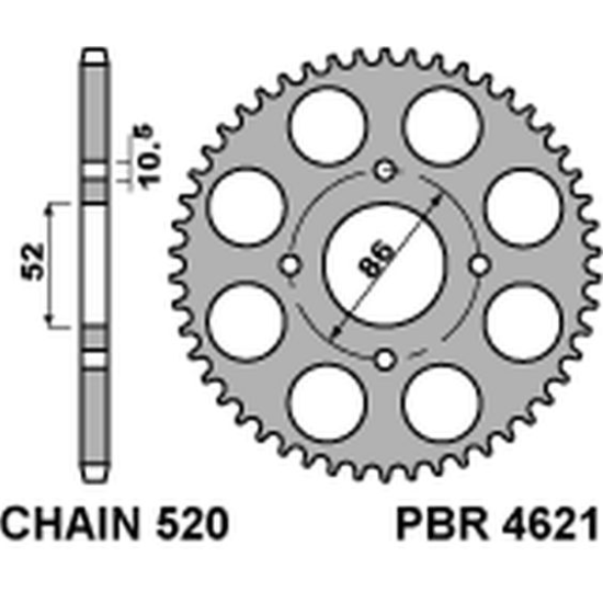 PBR galinė žvaigždė 4621 30...