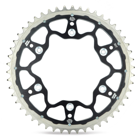 MOTO-MASTER rear sprocket DUAL RING (steel-aluminum) 899 50 (89950) color black KTM/ HUSQVARNA/ HUSABERG (JTA897.50) (see