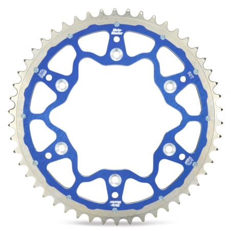 MOTO-MASTER rear sprocket DUAL RING (steel-aluminum) 270 48 (27048) color blue YAMAHA YZ/YZF '99-'18 WRF '01-'18 (JTR2