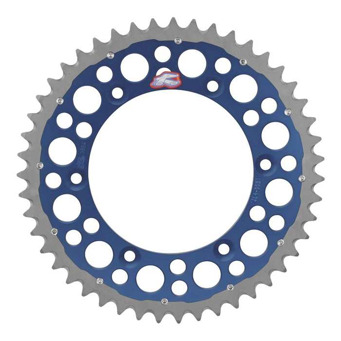 RENTHAL rear sprocket TWINRING 899 52 (steel-aluminum) color blue KTM/ HUSQVARNA/ HUSABERG (JTR897,52) (89952)