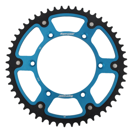 SUPERSPROX rear sprocket 270 52 STEALTH (steel-aluminum) YAMAHA YZ/YZF '99-'18 (JTR251.52) (JTR245/2.52) color blue