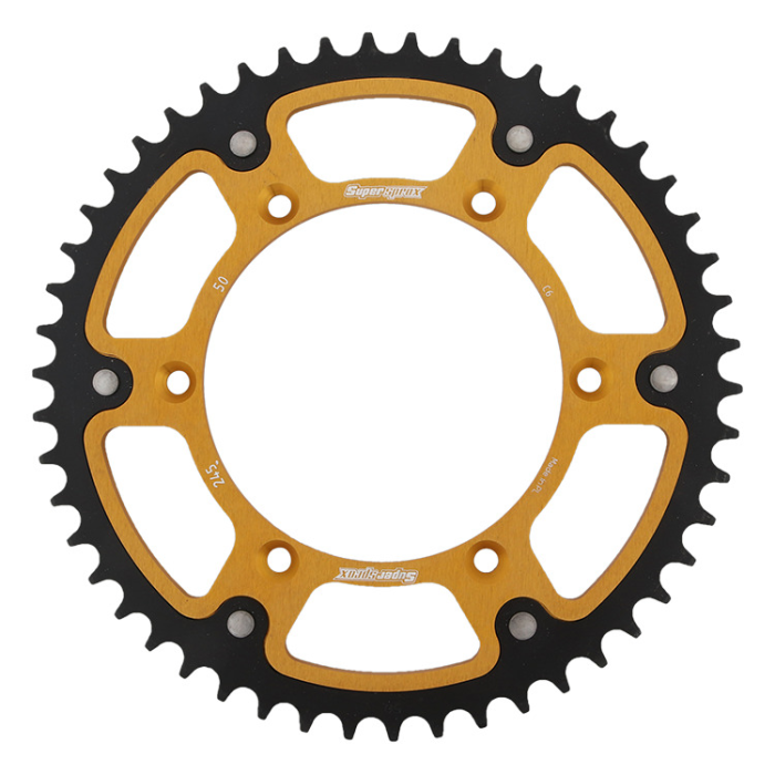 SUPERSPROX rear sprocket 270 50 STEALTH (steel-aluminum) YAMAHA YZ/YZF '99-'18 (JTR251.50) (JTR245/2.50) color gold