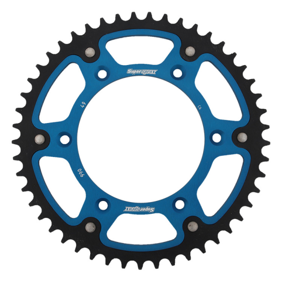 SUPERSPROX rear sprocket 899 49 STEALTH (steel-aluminum) KTM SX/EXC/EXCF/SXF, HUSQVARNA TE/TC/FE/TC '16- (JTR897.49) black