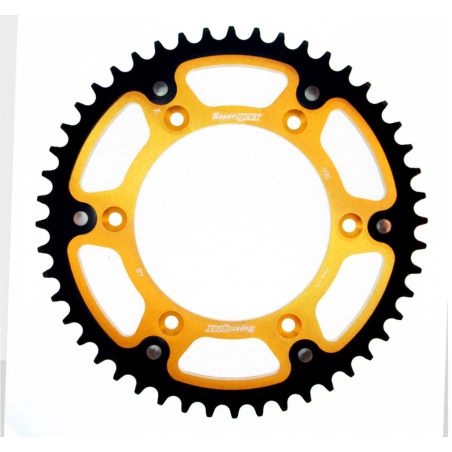 SUPERSPROX rear sprocket 899 48 STEALTH (steel-aluminum) KTM SX/EXC (JTR897.48) color gold