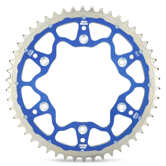 MOTO-MASTER rear sprocket DUAL RING (steel-aluminum) 899 52 (89952) color blue KTM/ HUSQVARNA/ HUSABERG (JTA897.52) (blue
