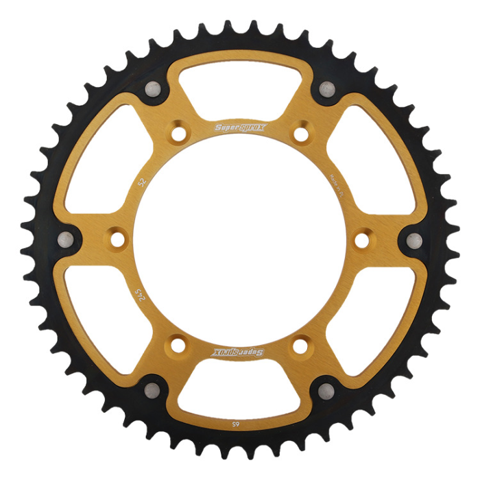 SUPERSPROX rear sprocket 270 52 STEALTH (steel-aluminum) YAMAHA YZ/YZF '99-'18 (JTR251.52) (JTR245/2.52) color gold
