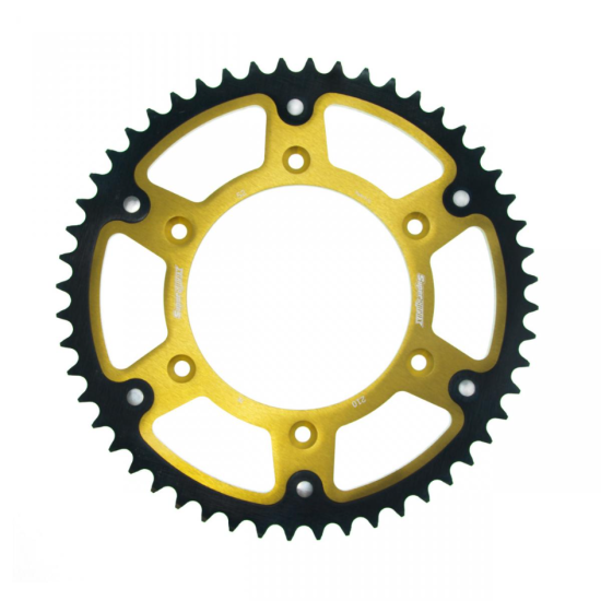 SUPERSPROX rear sprocket 289 52 STEALTH (steel-aluminum) HONDA CR/CRF '83-'16 (JTR210.52) color gold
