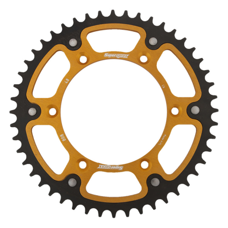 SUPERSPROX rear sprocket 808 48 STEALTH (steel-aluminum) SUZUKI RM/RMZ (JTR808.48) color gold