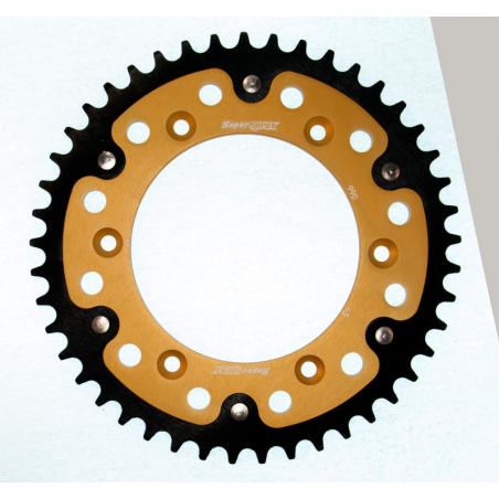 SUPERSPROX galinė žvaigždė 899 45 STEALTH (plieninė-aliumininė) KTM SX/EXC (JTR897.45) spalva auksinė