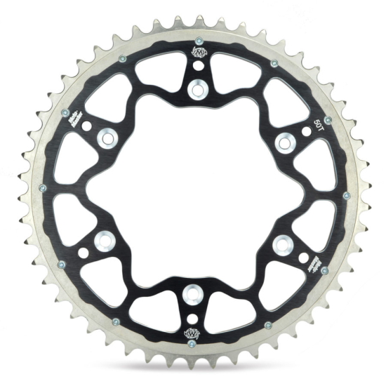 MOTO-MASTER rear sprocket DUAL RING (steel-aluminum) 808 48 (80848) color black SUZUKI DR/RM/RMZ (JTR808.48) (step 5