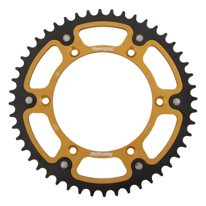 SUPERSPROX rear sprocket 270 48 STEALTH (steel-aluminum) YAMAHA YZ/YZF '99-'18 (JTR251.48) (JTR245/2.48) color gold