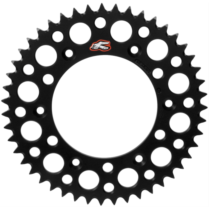 RENTHAL rear sprocket ULTRALIGHT 489 49 aluminum color black KAWASAKI KX/KXF (JTR460,49) (48949)