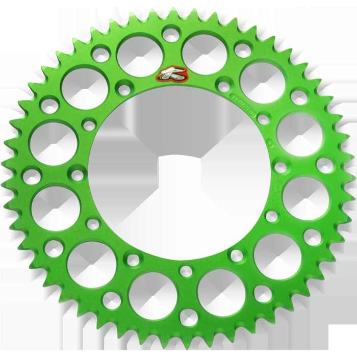 RENTHAL rear sprocket ULTRALIGHT 489 49 aluminum color green KAWASAKI KX/KXF (JTR460,49) (48949)