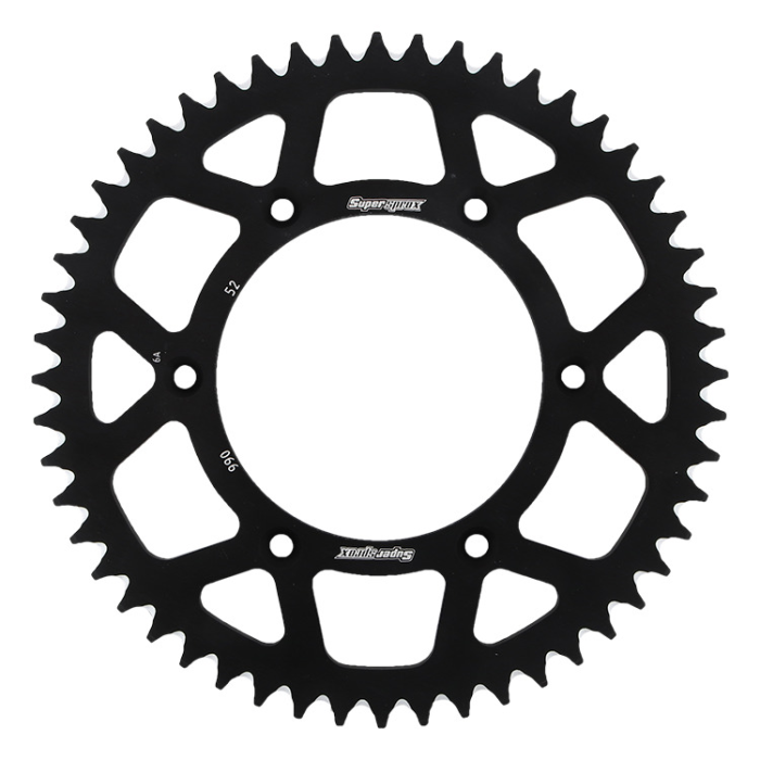 SUPERSPROX rear sprocket aluminum 7075-T6 899 52 KTM SX/EXC (JTR897.52) color black