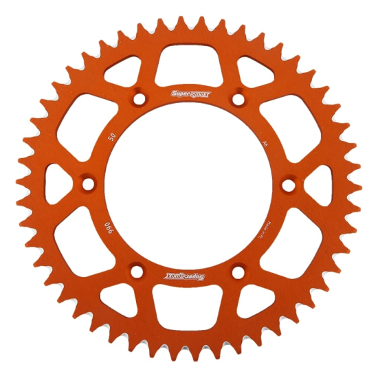 SUPERSPROX rear sprocket aluminum 7075-T6 899 52 KTM SX/EXC (JTR897.52) color orange
