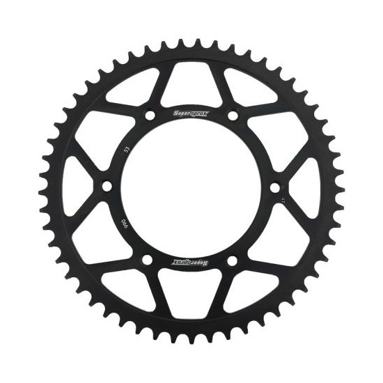 SUPERSPROX rear sprocket 899 53 KTM SX/EXC (JTR897.53) color black steel