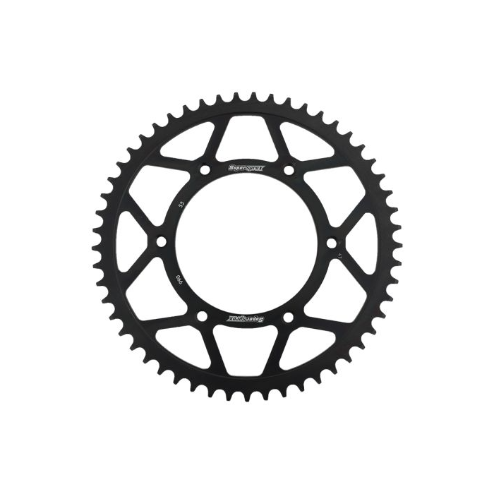 SUPERSPROX rear sprocket 899 53 KTM SX/EXC (JTR897.53) color black steel