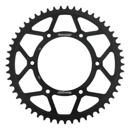 SUPERSPROX rear sprocket 899 53 KTM SX/EXC (JTR897.53) color black steel