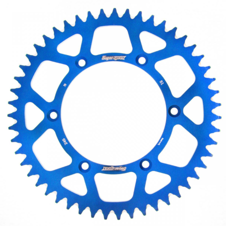 SUPERSPROX rear sprocket aluminum 7075-T6 270 51 YAMAHA YZ/YZF '99-'18 (JTR251.51) (JTR245/2.51) color blue