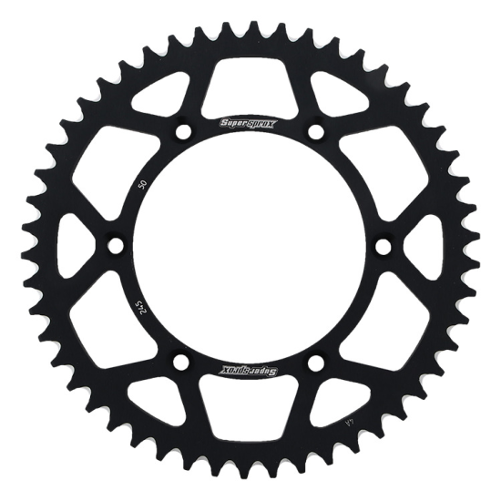 SUPERSPROX rear sprocket aluminum 7075-T6 270 50 YAMAHA YZ/YZF '99-'18 (JTR251.50) (JTR245/2.50) color black