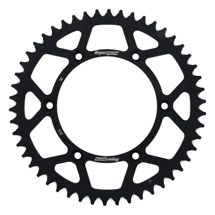 SUPERSPROX rear sprocket aluminum 7075-T6 270 50 YAMAHA YZ/YZF '99-'18 (JTR251.50) (JTR245/2.50) color black
