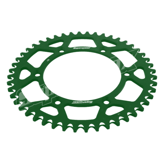 SUPERSPROX rear sprocket aluminum 7075-T6 489 49 KAWASAKI KX/KXF 84-18 (JTR460.49) color green