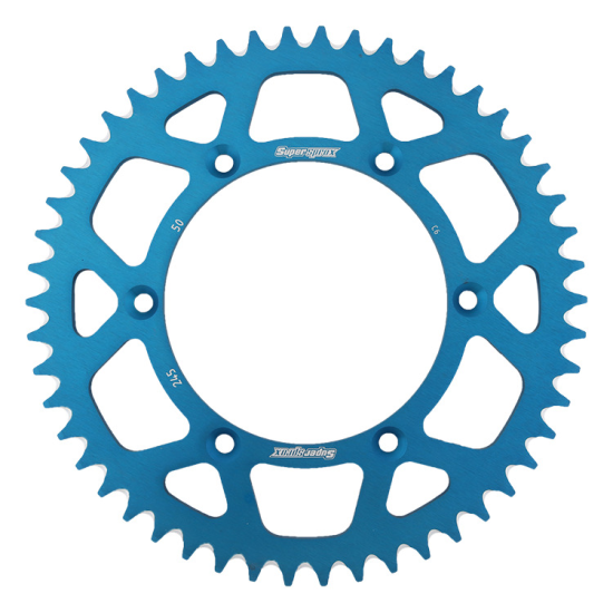 SUPERSPROX rear sprocket aluminum 7075-T6 270 50 YAMAHA YZ/YZF '99-'18 (JTR251.50) (JTR245/2.50) color blue