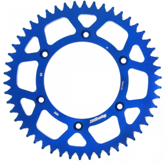 SUPERSPROX rear sprocket aluminum 7075-T6 899 50 KTM SX/EXC (JTR897.50) color blue