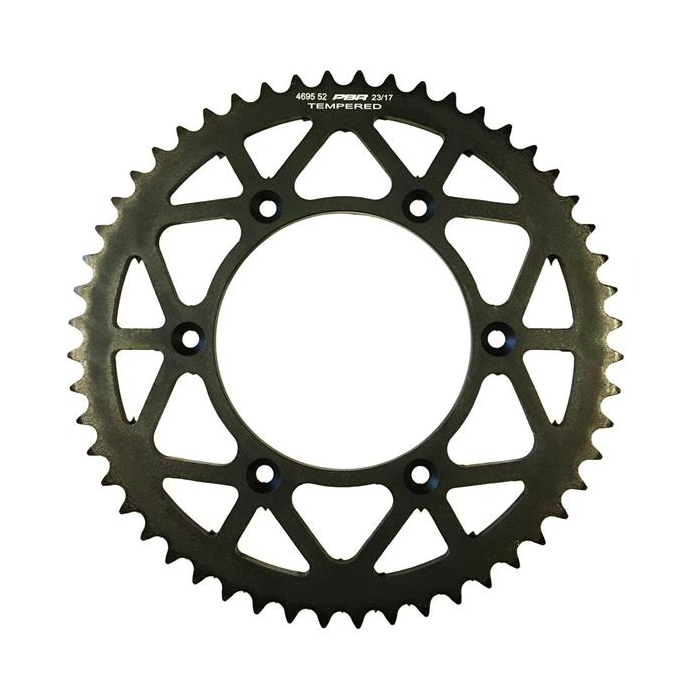 PBR rear sprocket 4695 52 (899 52 ) ( TEMPERED - HARDENED STEEL ) KTM SX/EXC/LC4 (JTR897.52) (pitch 520)
